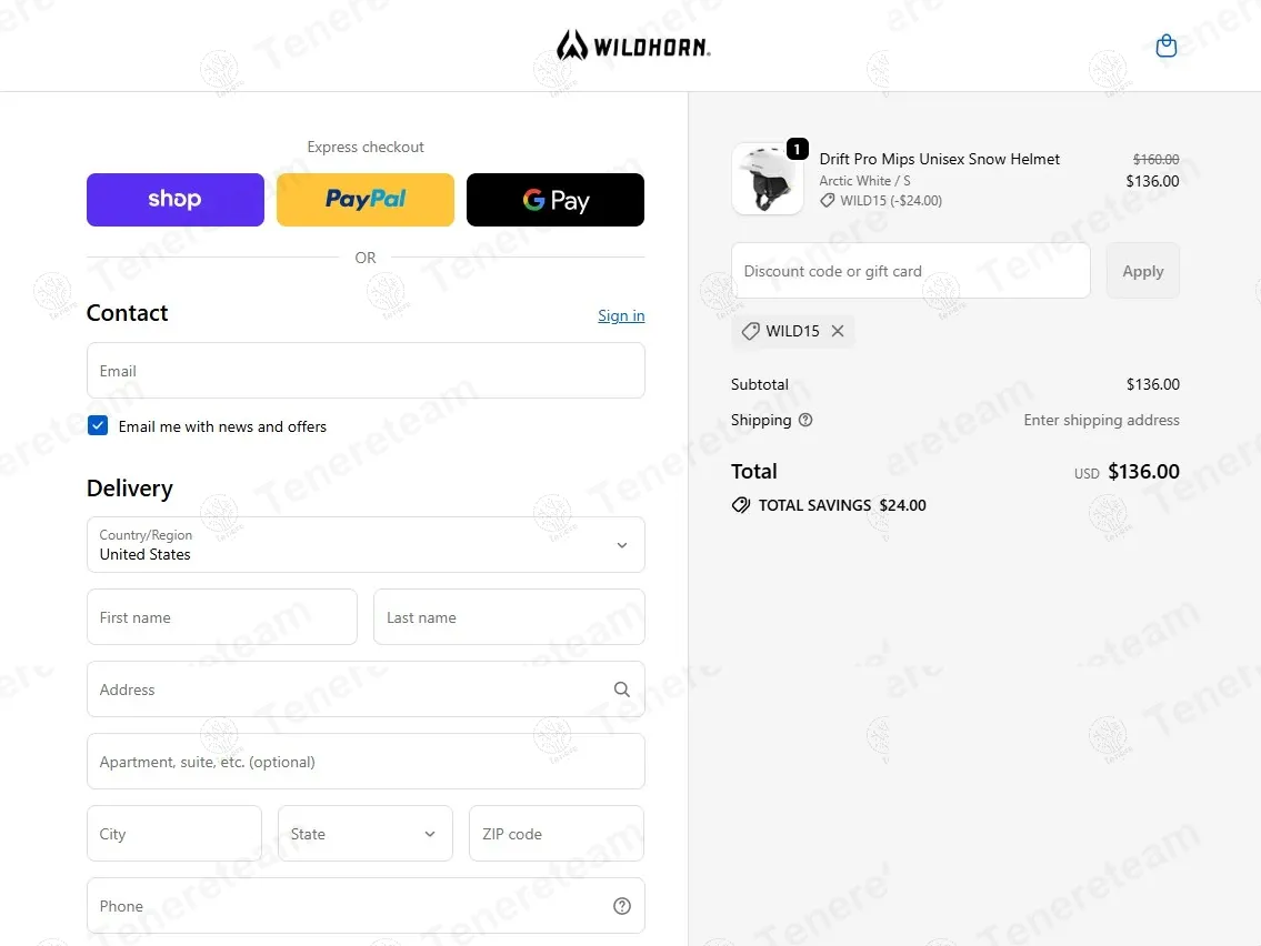 Wildhorn Outfitters coupon code: 15% off with WILD15. Tested and valid as 6 months ago.
