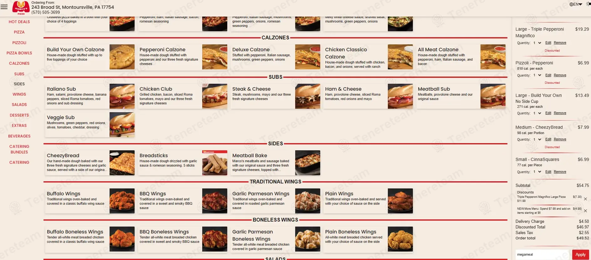 Marco's Pizza coupon code: Sale off with MEGAMEAL. Tested and valid as 1 year ago.