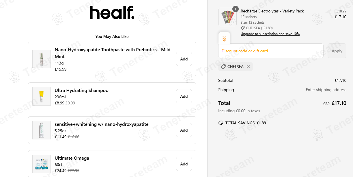 The Healthy Living Store coupon code: 10% off with CHELSEA. Tested and valid as 9 months ago.