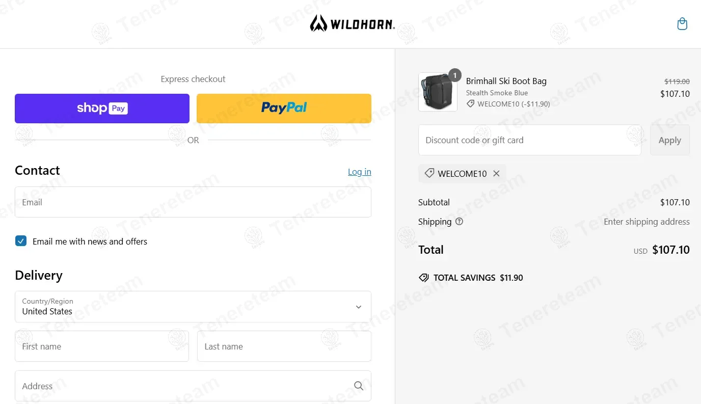Wildhorn Outfitters coupon code: 10% off with WELCOME10. Tested and valid as 1 year ago.