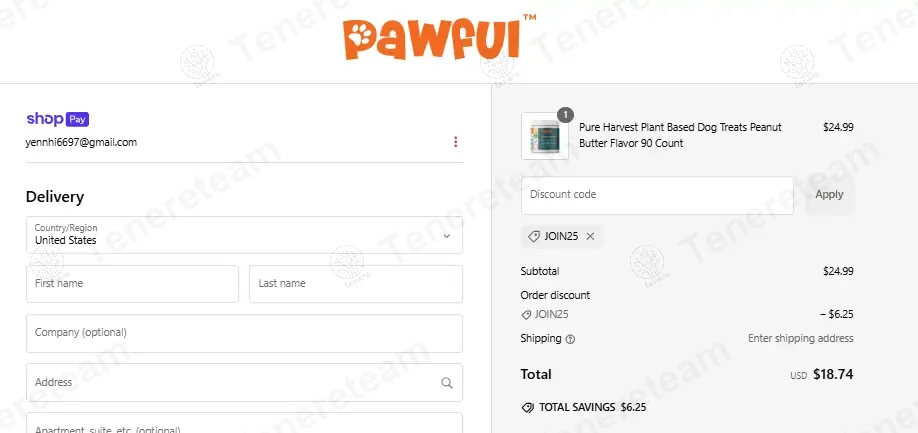 Buy Pawful coupon code: 25% off with JOIN25. Tested and valid as 1 year ago.