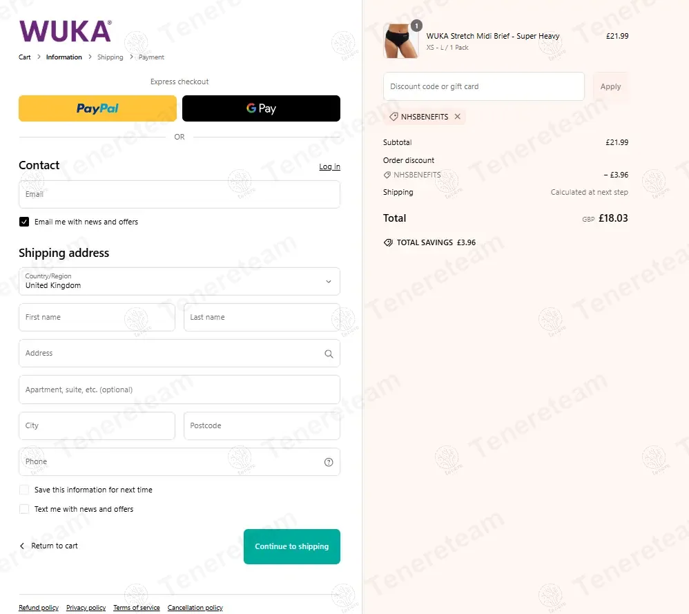 Wuka UK coupon code: 15% off with NHSBENEFITS. Tested and valid as 1 year ago.
