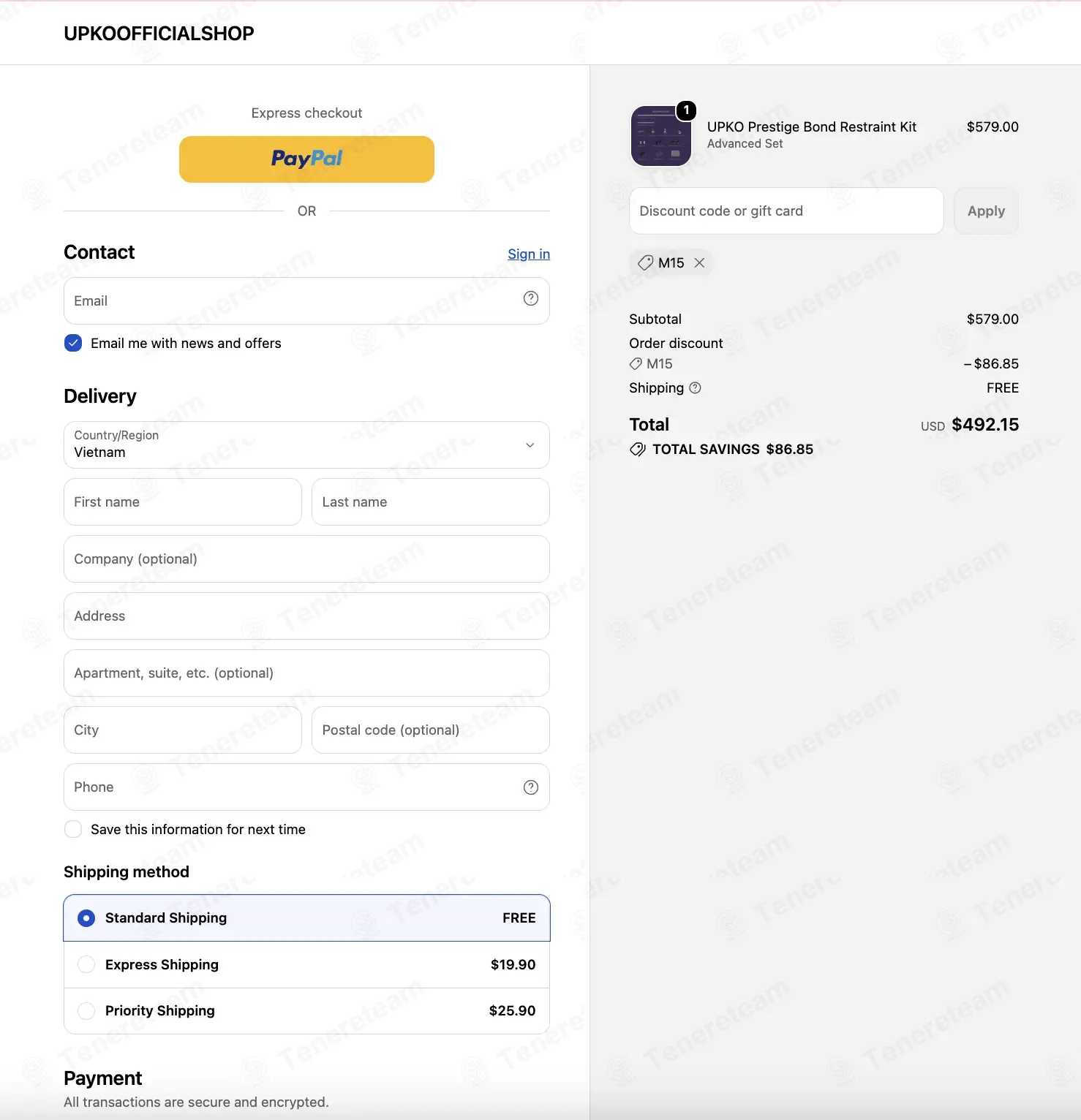 UPKO coupon code verified as working at checkout