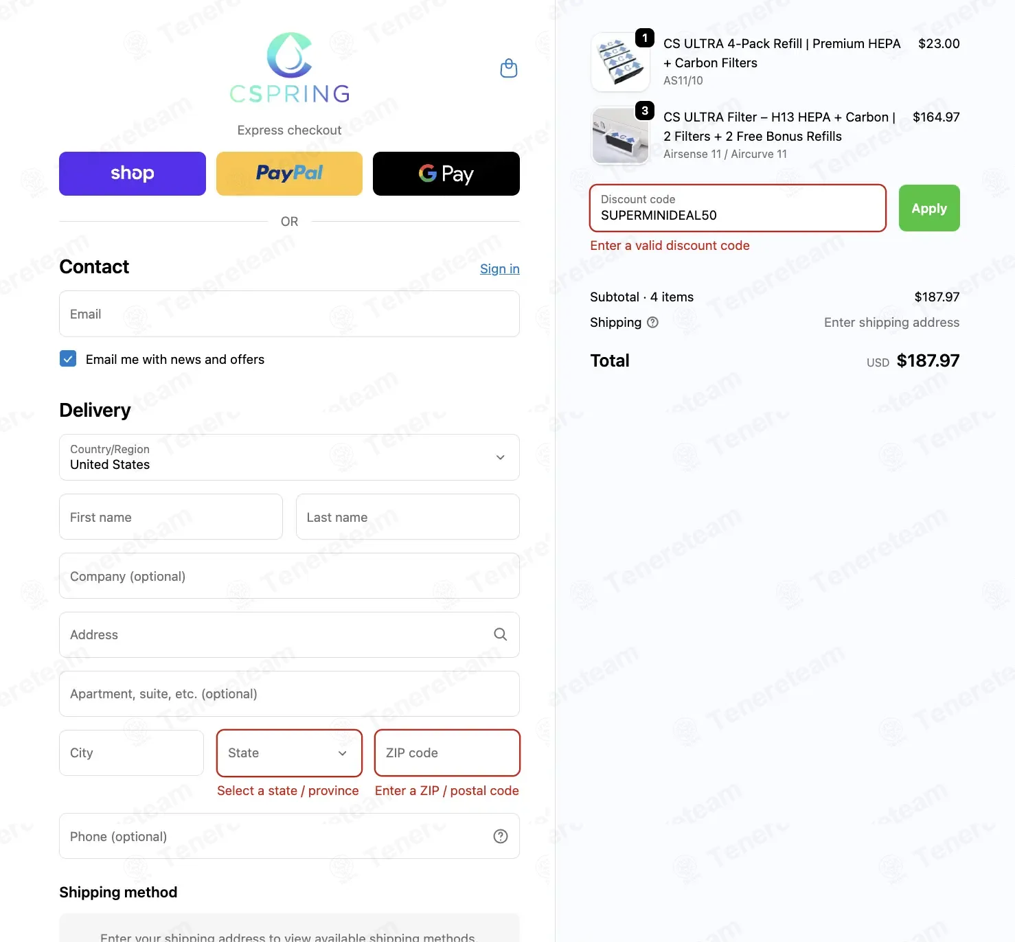 CSpring One coupon code: $50 off with SUPERMINIDEAL50. Tested and valid as 4 months ago.