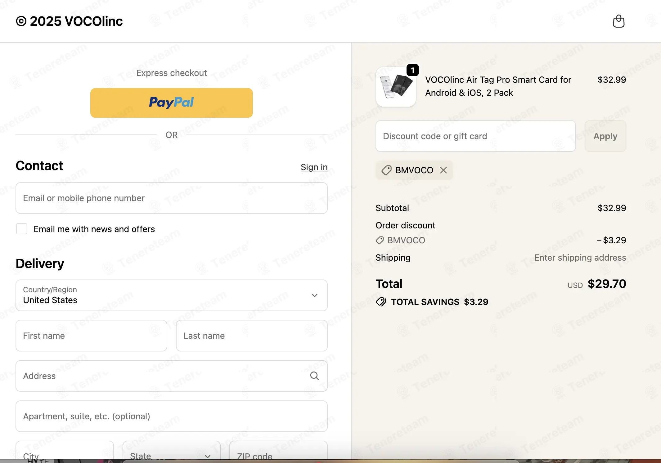 VOCOlinc coupon code: 10% off with BMVOCO. Tested and valid as 1 month ago.