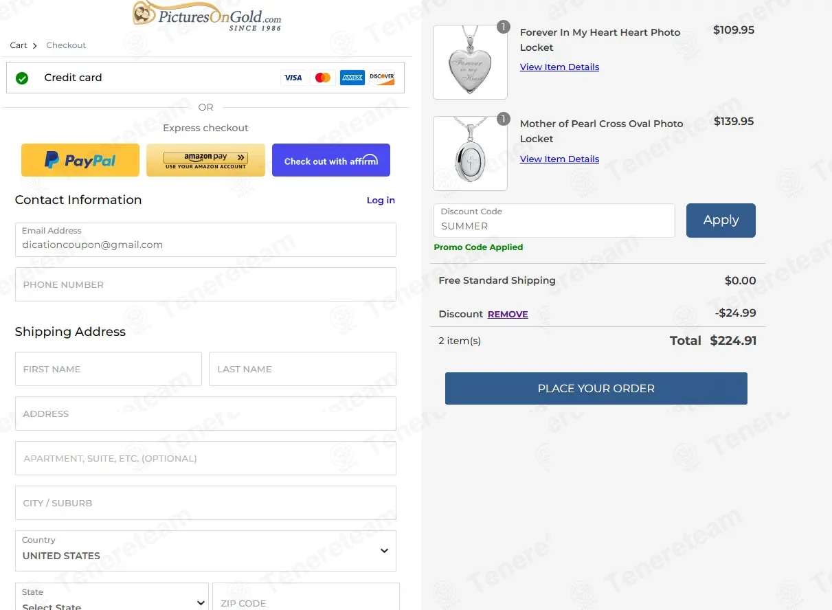 Pictures On Gold coupon code: 10% off with SUMMER. Tested and valid as 1 week ago.