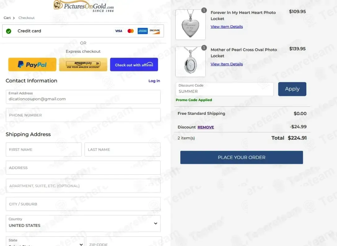 Pictures On Gold coupon code: 10% off with SUMMER. Tested and valid as 1 week ago.