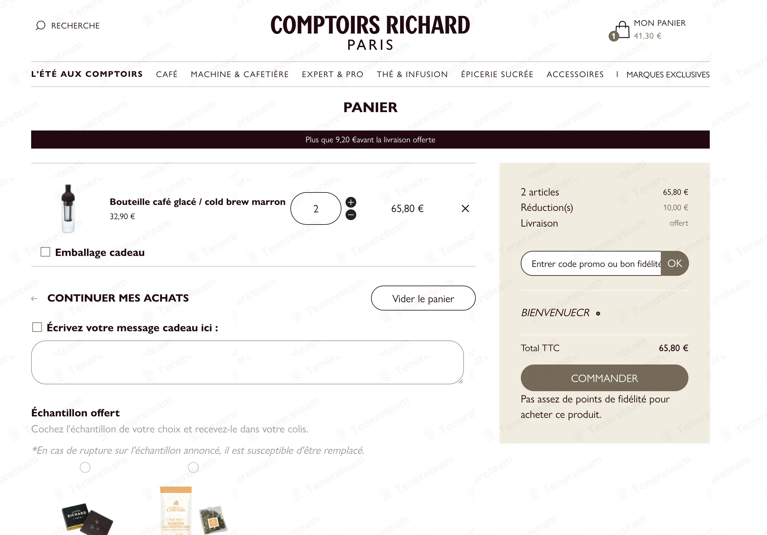Comptoirsrichard FR coupon code: Sale off with BIENVENUECR. Tested and valid as 1 week ago.