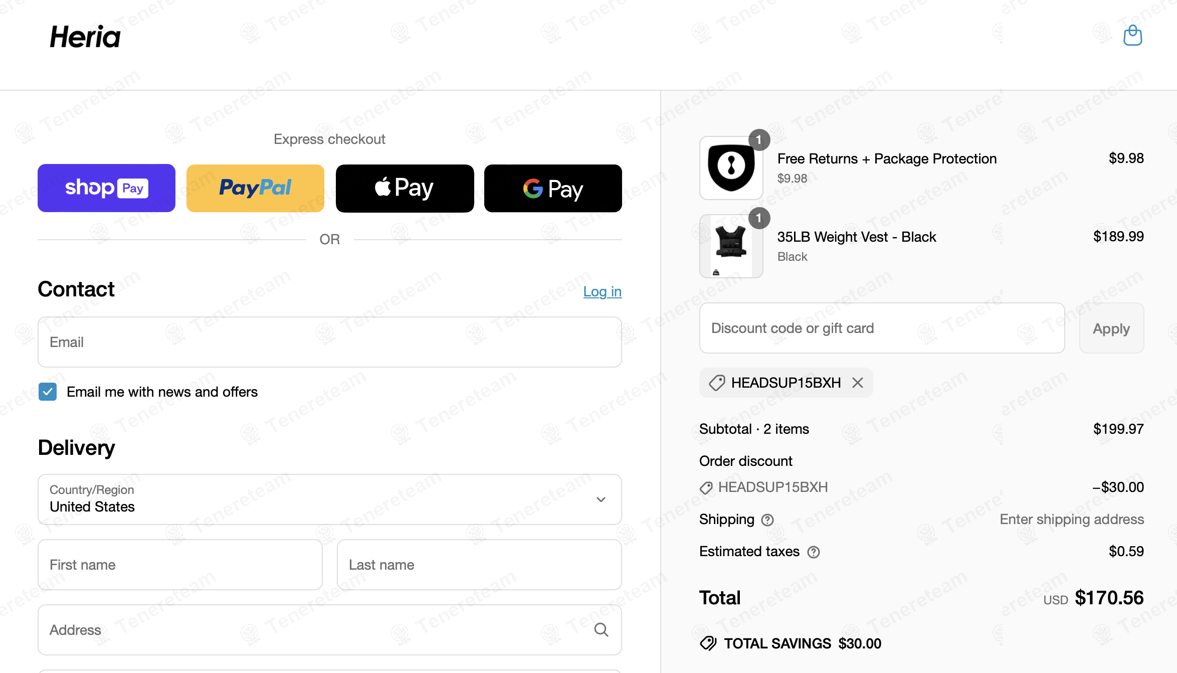 Chris Heria coupon code: 15% off with HEADSUP15BXH. Tested and valid as 1 year ago.