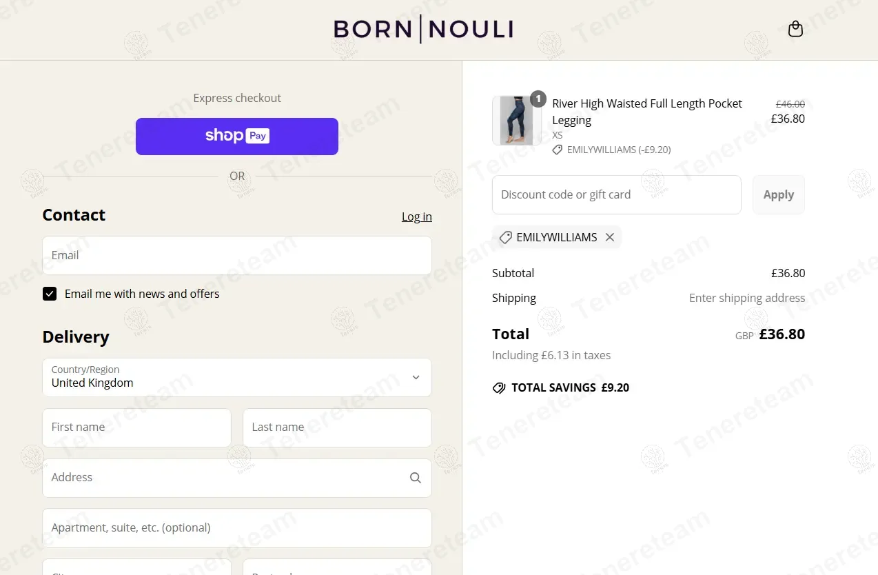 Born Nouli coupon code: 20% off with EMILYWILLIAMS. Tested and valid as 11 months ago.