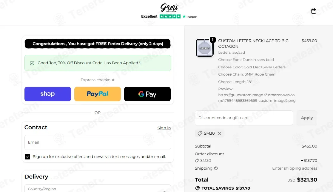 The GUU Shop coupon code: 30% off with SM30. Tested and valid as 3 months ago.
