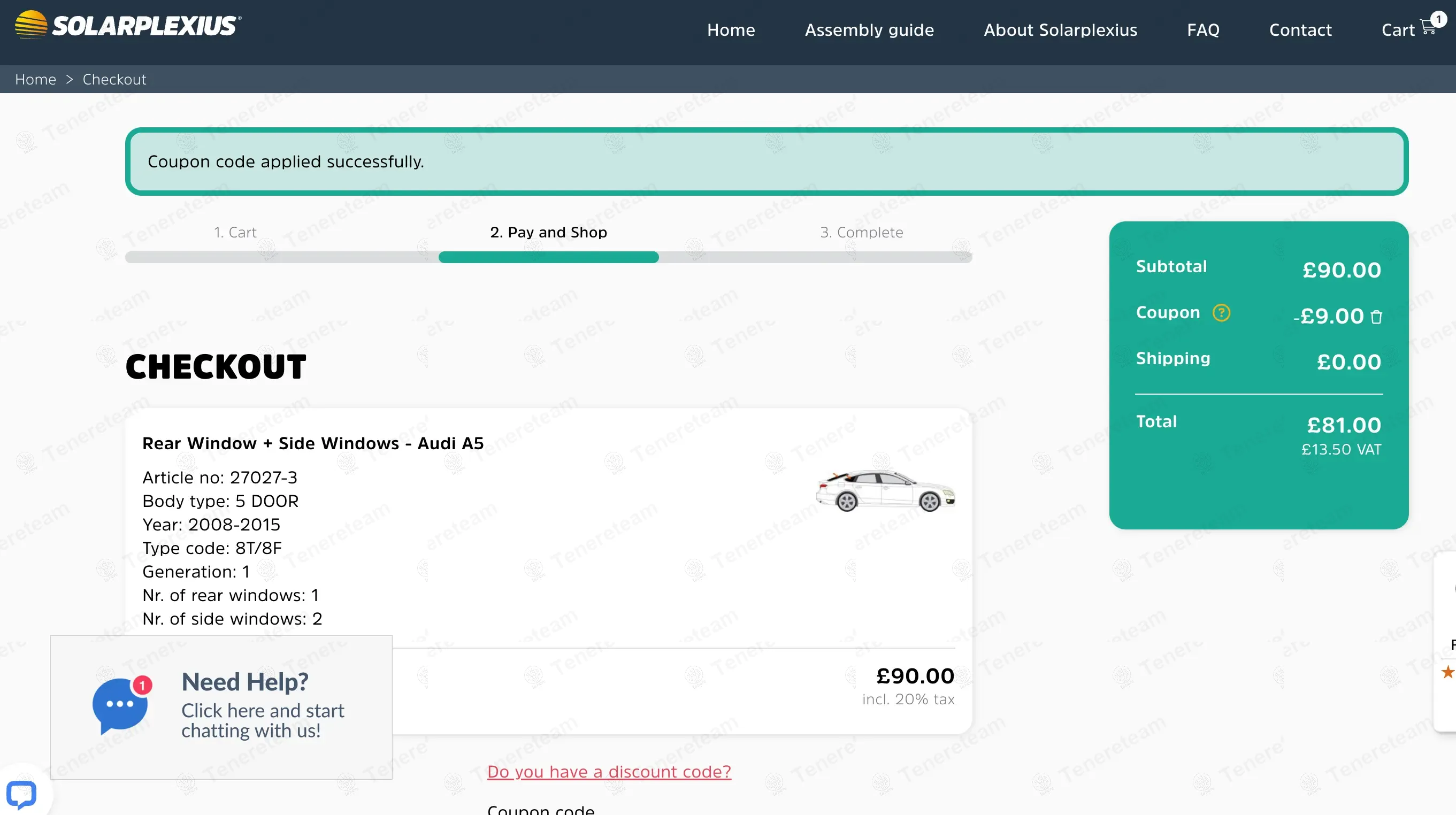 Solarplexius UK apply coupon code