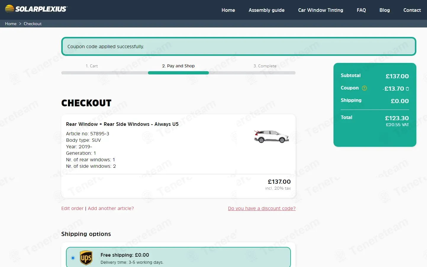Solarplexius UK coupon code: 10% off with PLEX10. Tested and valid as 1 month ago.