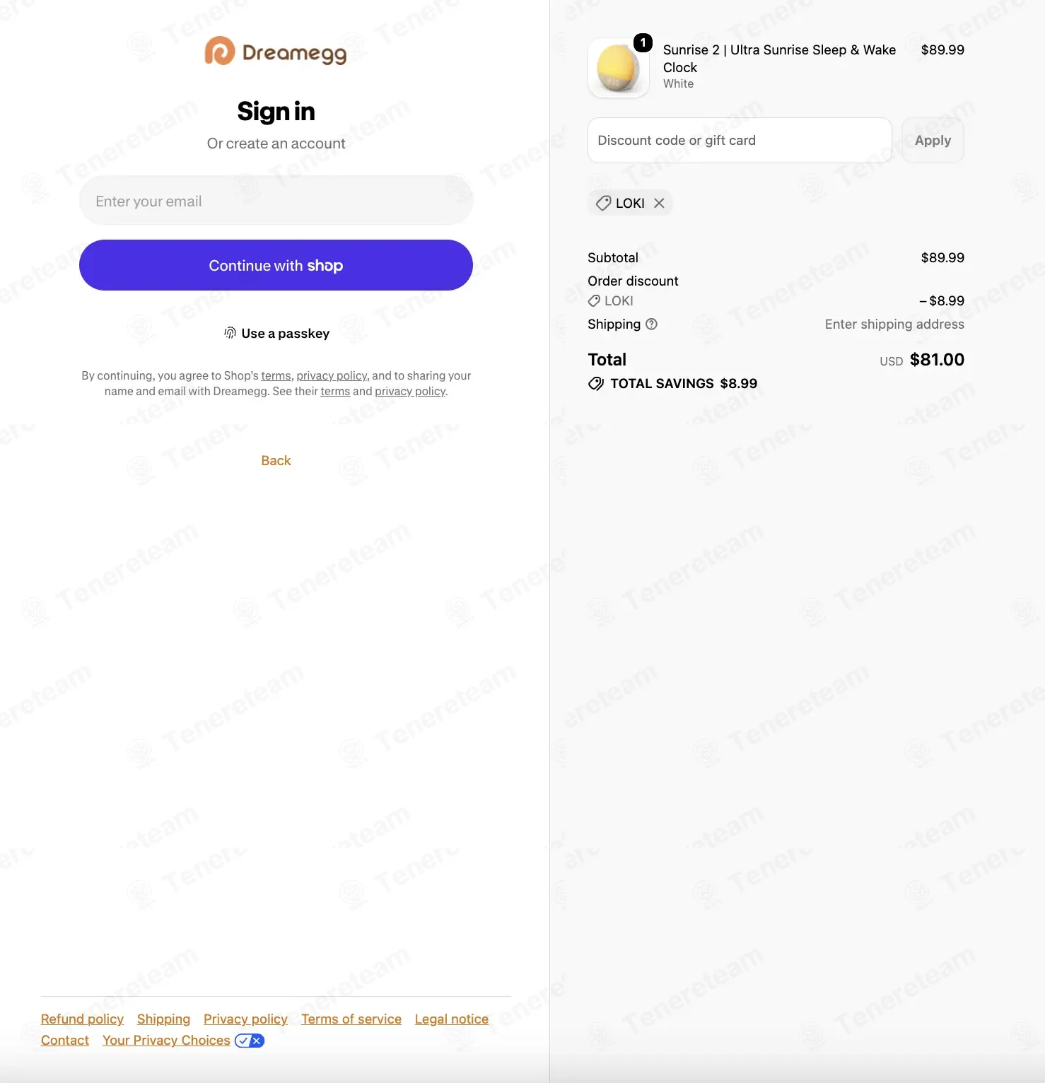 Dreamegg coupon code re-checked and confirmed working at checkout