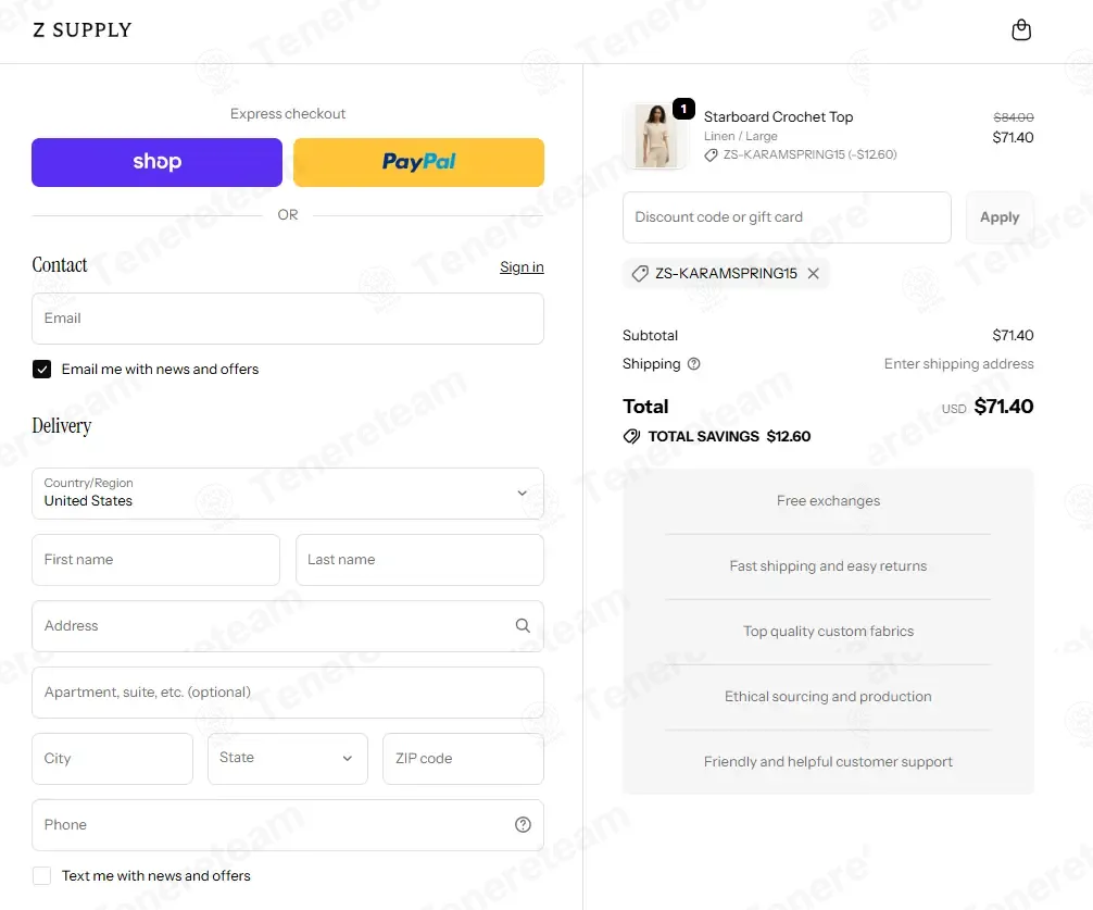 100% OFF Z Supply Coupon Codes - July 2026 Promo Codes