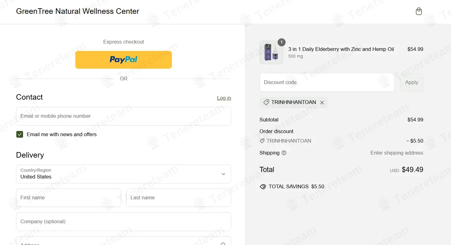 Green Tree Wellness Center coupon code: 10% off with TRINHNHANTOAN. Tested and valid as 1 year ago.