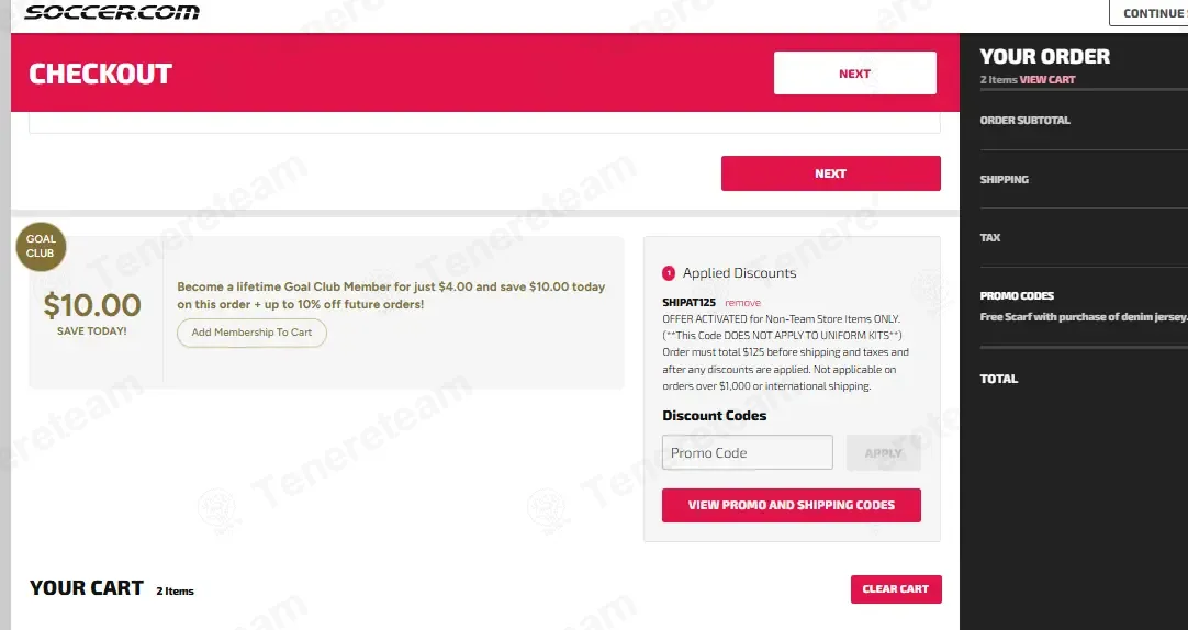 Soccer Pro coupon code: Sale off with SHIPAT125. Tested and valid as 3 months ago.