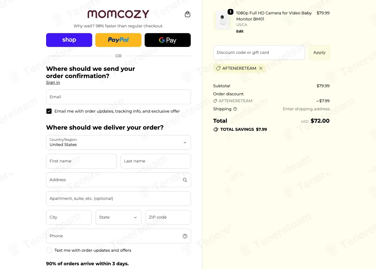 Momcozy coupon code: 10% off with afTENERETEAM. Tested and valid as 5 days ago.