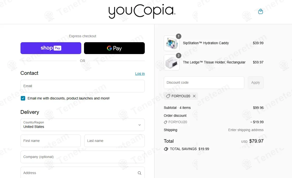 YouCopia coupon code: 20% off with FORYOU20. Tested and valid as 1 year ago.