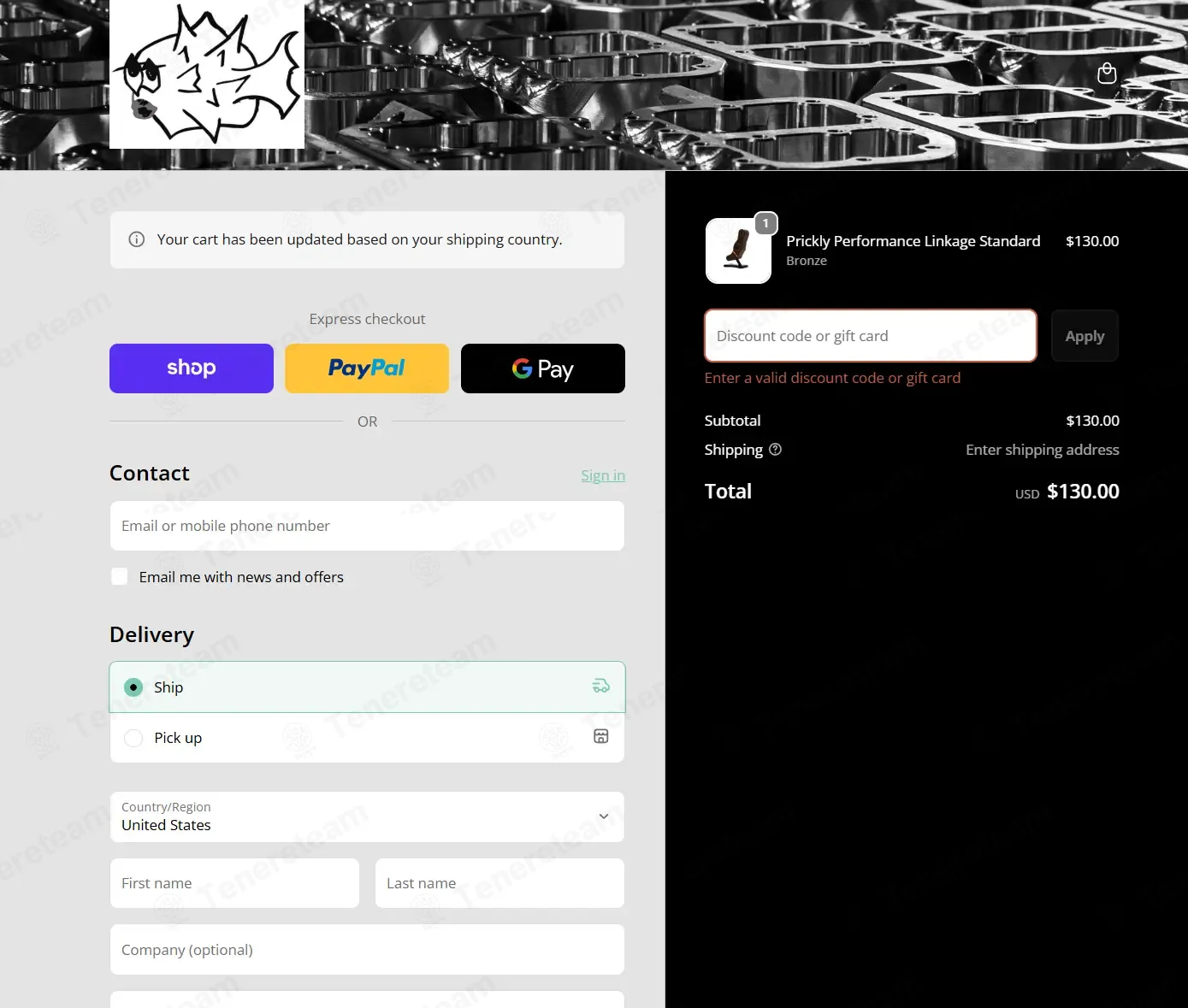 Prickly Motorsports coupon code: 5% off with SURRONSTER. Tested and valid as 5 months ago.