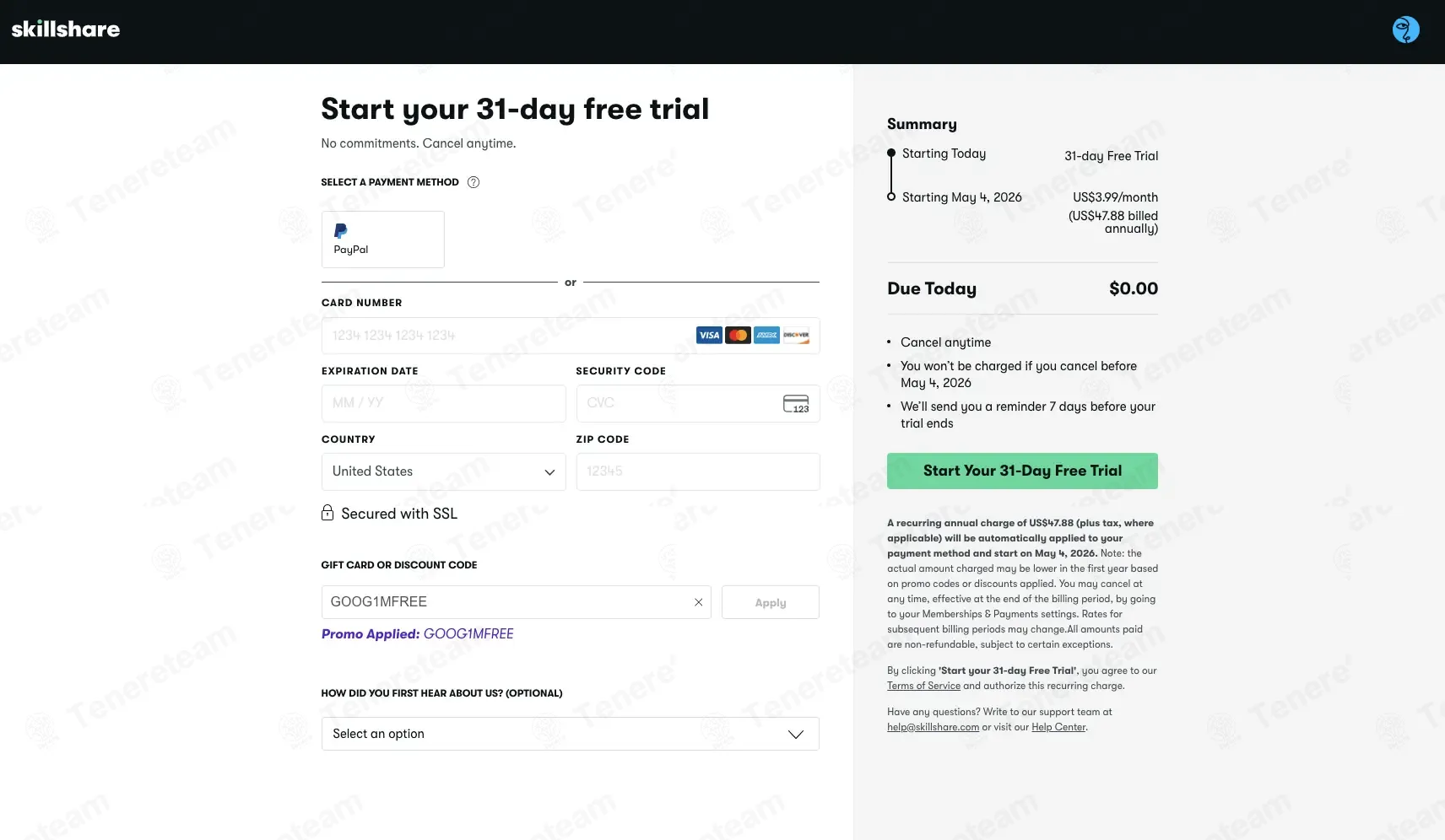 Skillshare coupon code: 100% off with GOOG1MFREE. Tested and valid as 2 months ago.