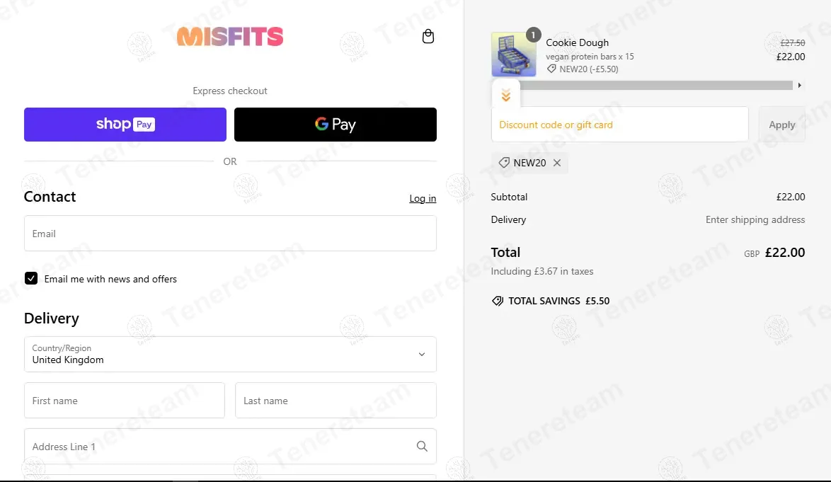 Misfits Health coupon code: 20% off with NEW20. Tested and valid as 1 year ago.