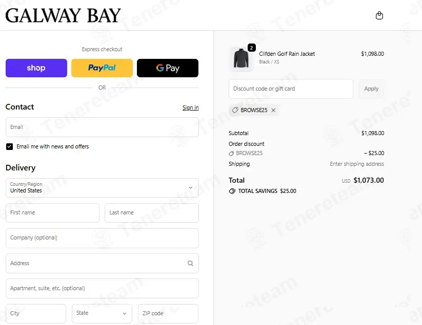Galway Bay Golf coupon code: $25 off with BROWSE25. Tested and valid as 4 days ago.