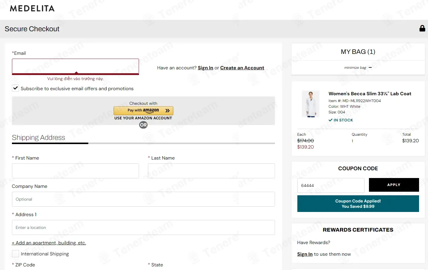 Medelita coupon code: $10 off with 64444. Tested and valid as 1 week ago.