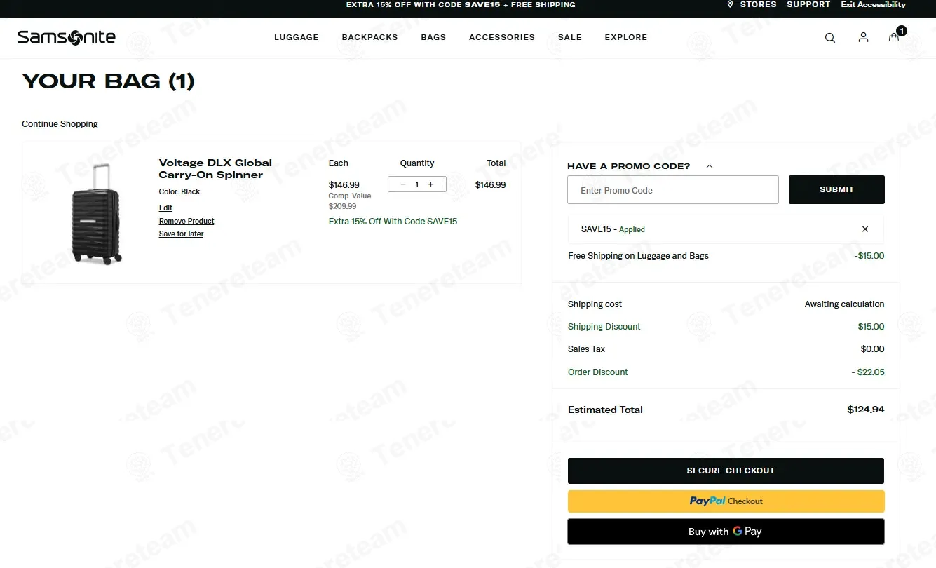 Samsonite coupon code tested [monthyear] – Coupons Scout