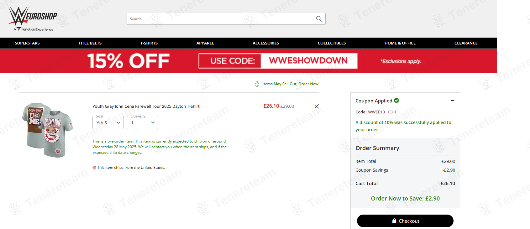 Wwe Euroshop coupon code: 10% off with WWEE10. Tested and valid as 1 year ago.