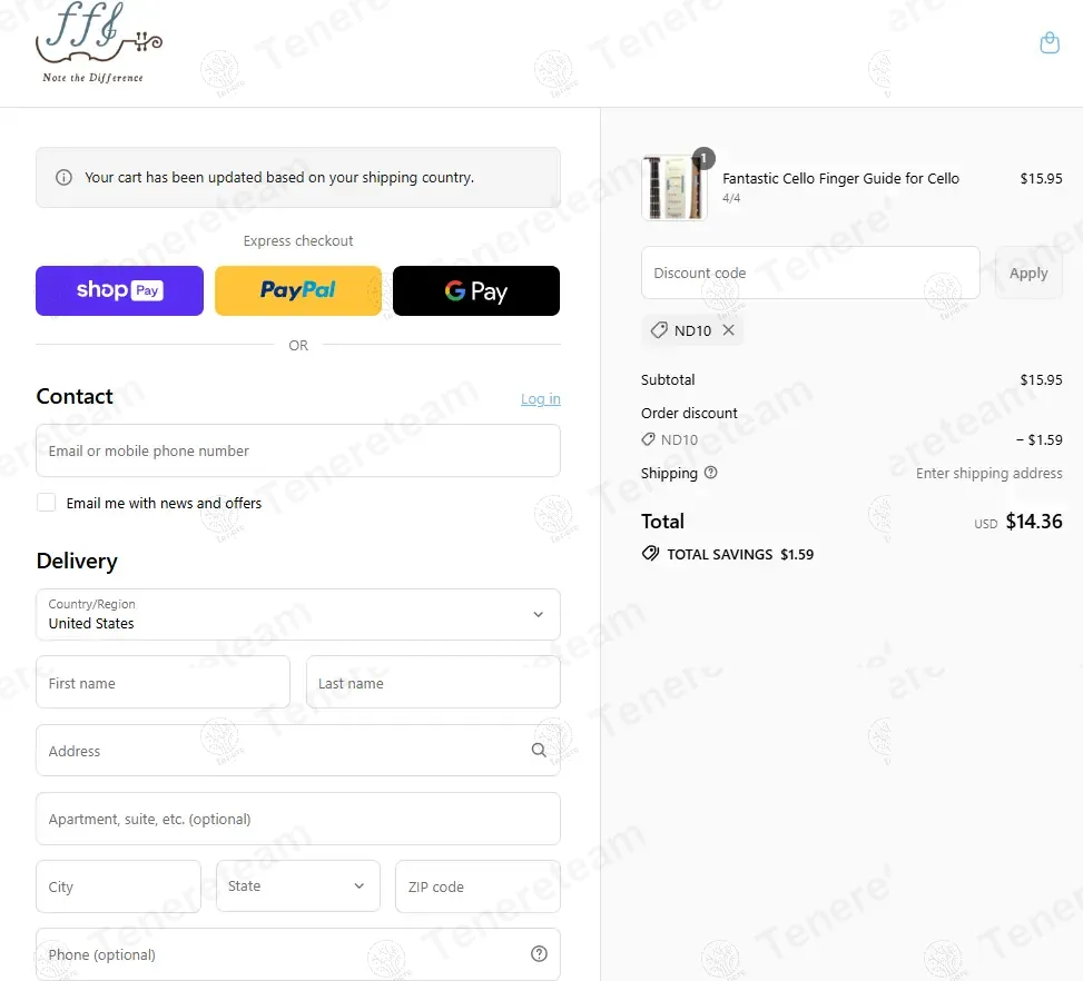 Fantastic Finger Guides coupon code: 10% off with ND10. Tested and valid as 10 months ago.