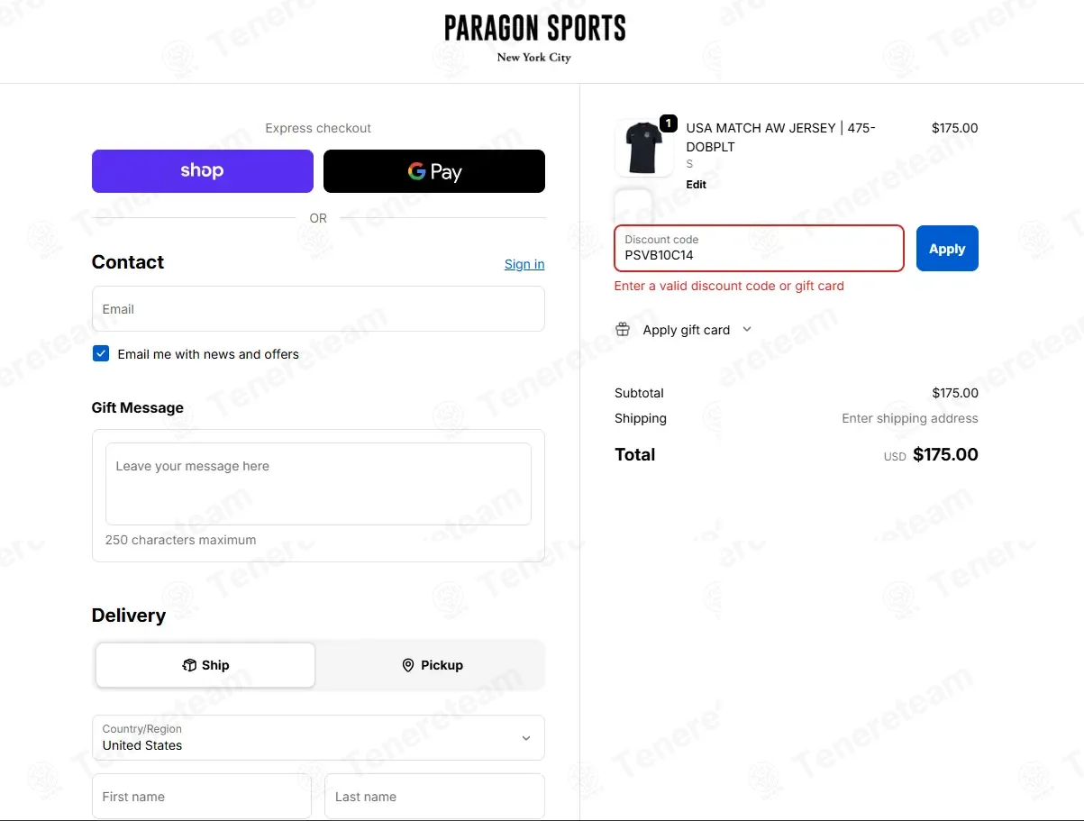 Paragon Sports coupon code: $15 off with PSVB10C14. Tested and valid as 1 month ago.