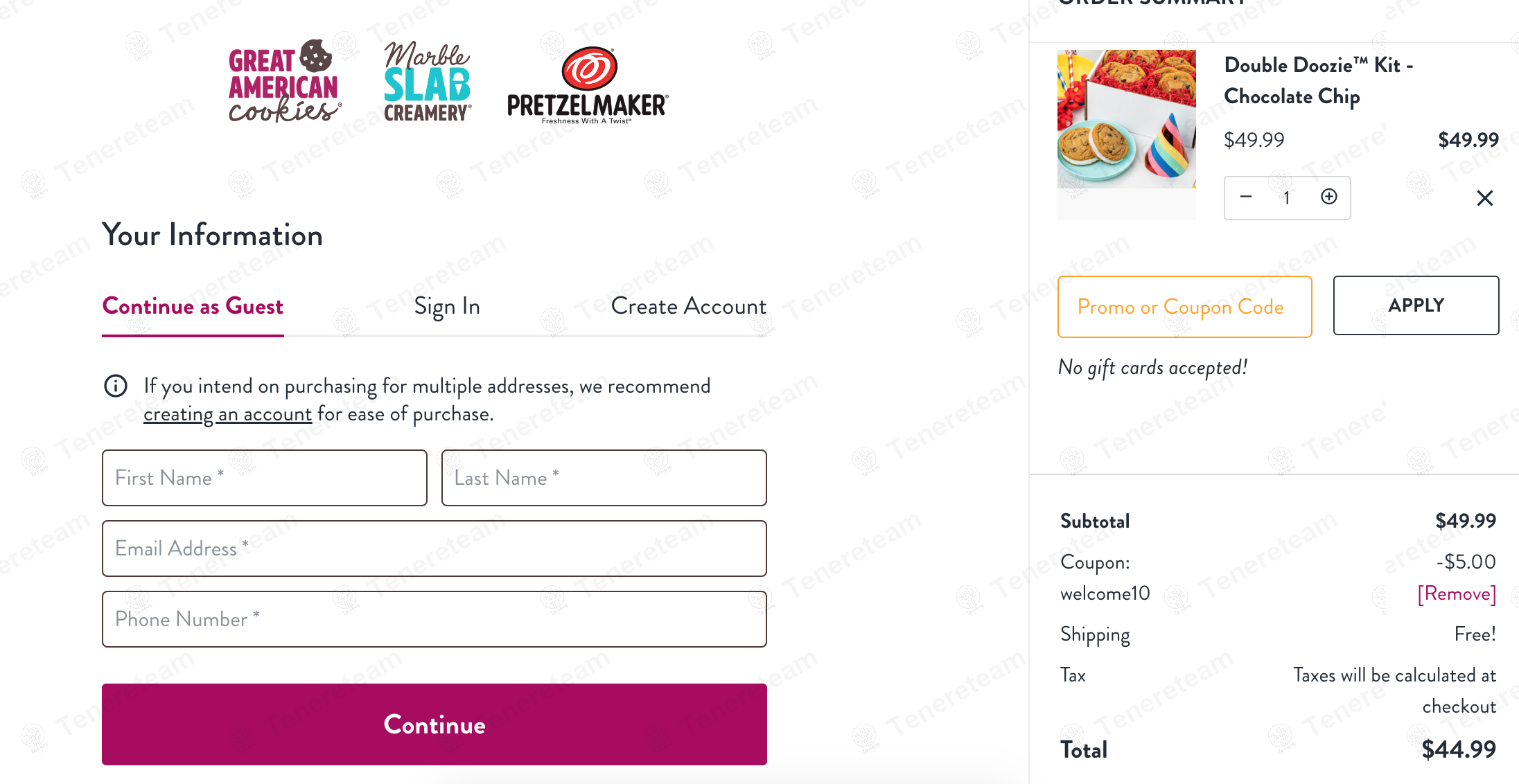 Great American Cookies coupon code: 10% off with WELCOME10. Tested and valid as 1 year ago.