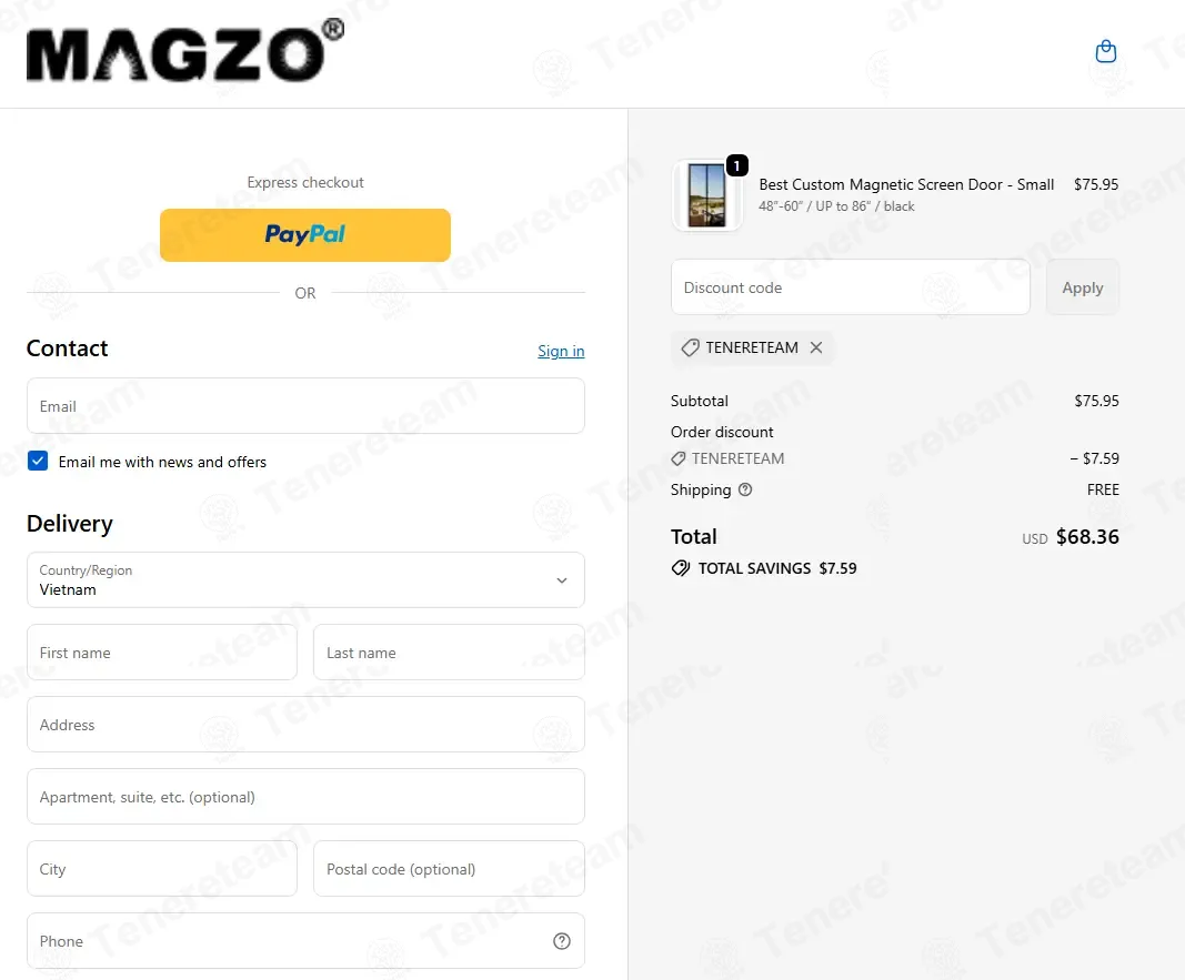 MAGZO coupon code: 10% off with TENERETEAM. Tested and valid as 1 month ago.