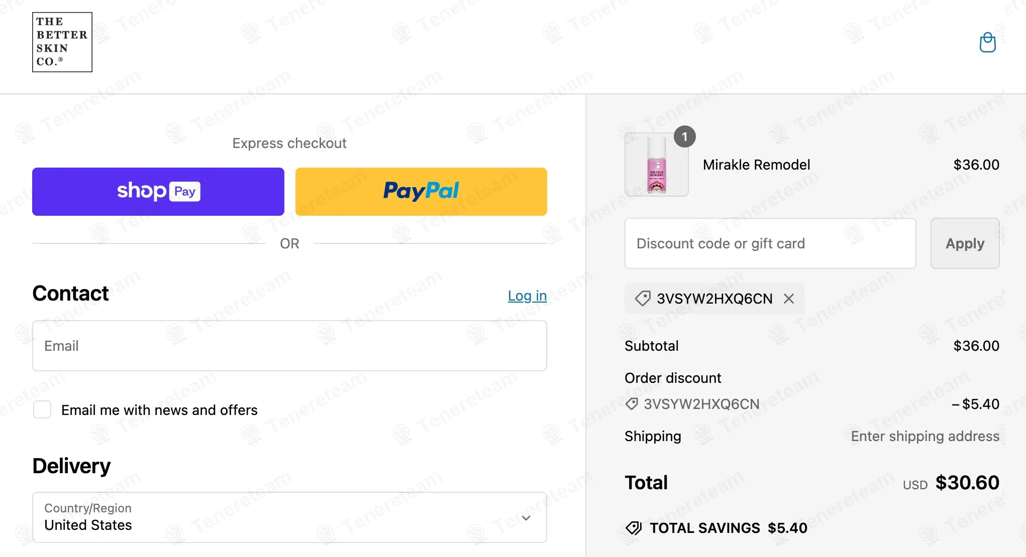 The Better Skin Co coupon code: 15% off with 3VSYW2HXQ6CN. Tested and valid as 1 year ago.