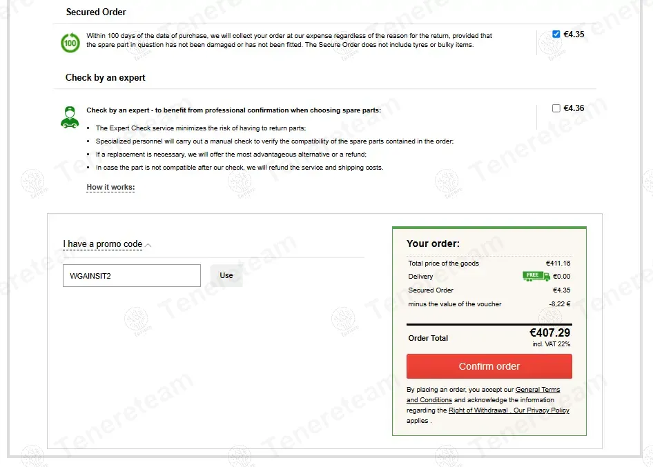 Autoparti IT coupon code: 2% off with WGAINSIT2. Tested and valid as 3 months ago.