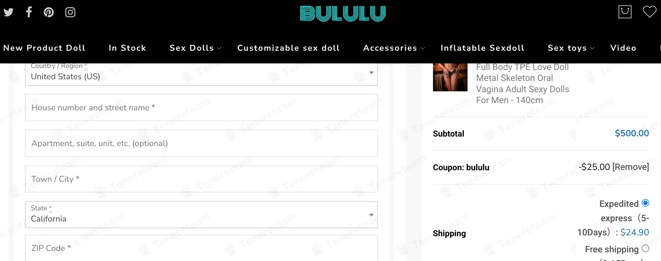 Bululu Love Doll coupon code: 5% off with BULULU. Tested and valid as 1 year ago.