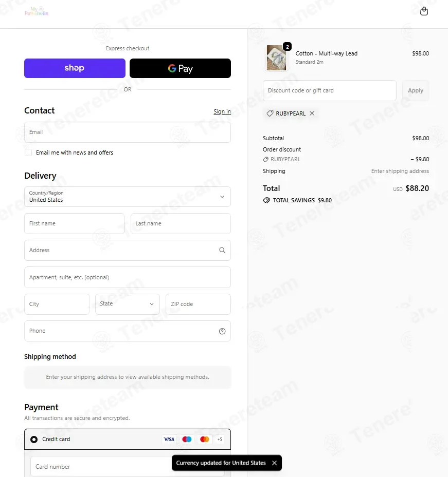 My Pawchella coupon code re-checked and confirmed working at checkout