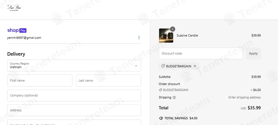 Laciparx Collection coupon code: 10% off with BUDGETBARGAIN. Tested and valid as 1 year ago.