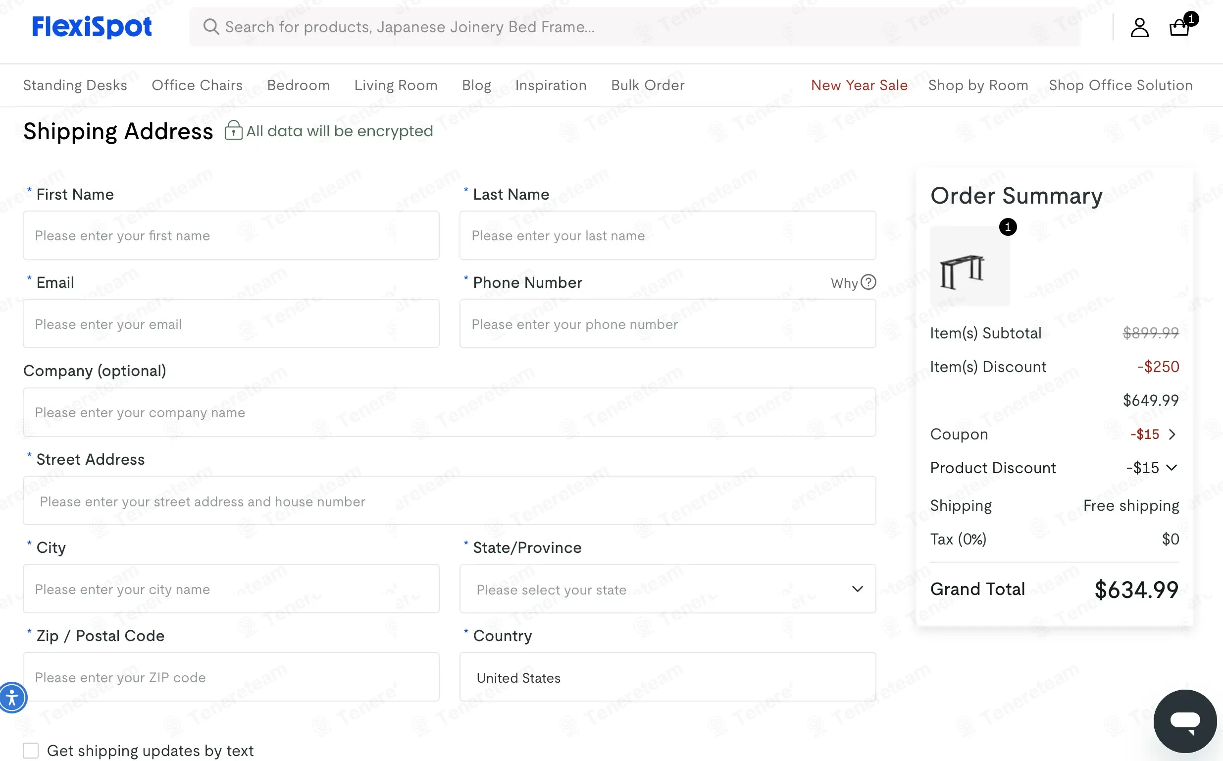 FlexiSpot coupon code: $15 off with CRASSKITTY. Tested and valid as 1 week ago.