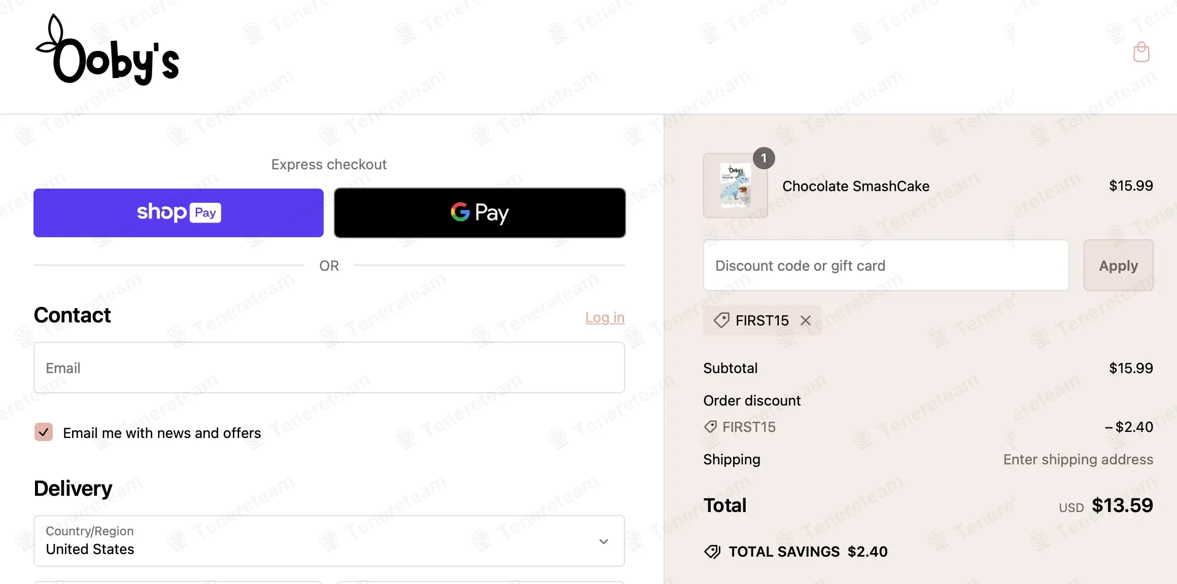 Ooby's coupon code: 15% off with FIRST15. Tested and valid as 1 year ago.