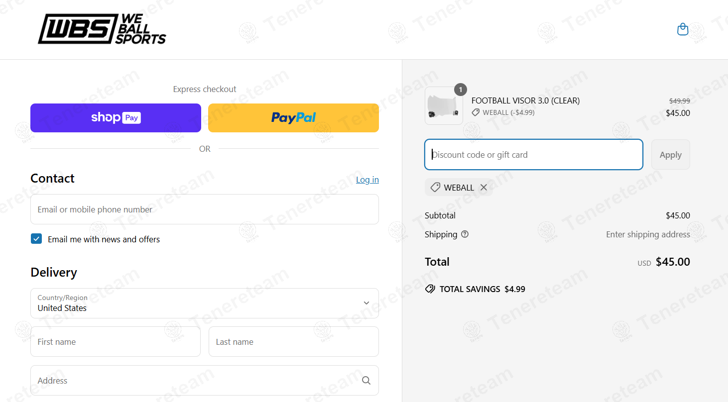 We Ball Sports coupon code: 10% off with WEBALL. Tested and valid as 1 year ago.