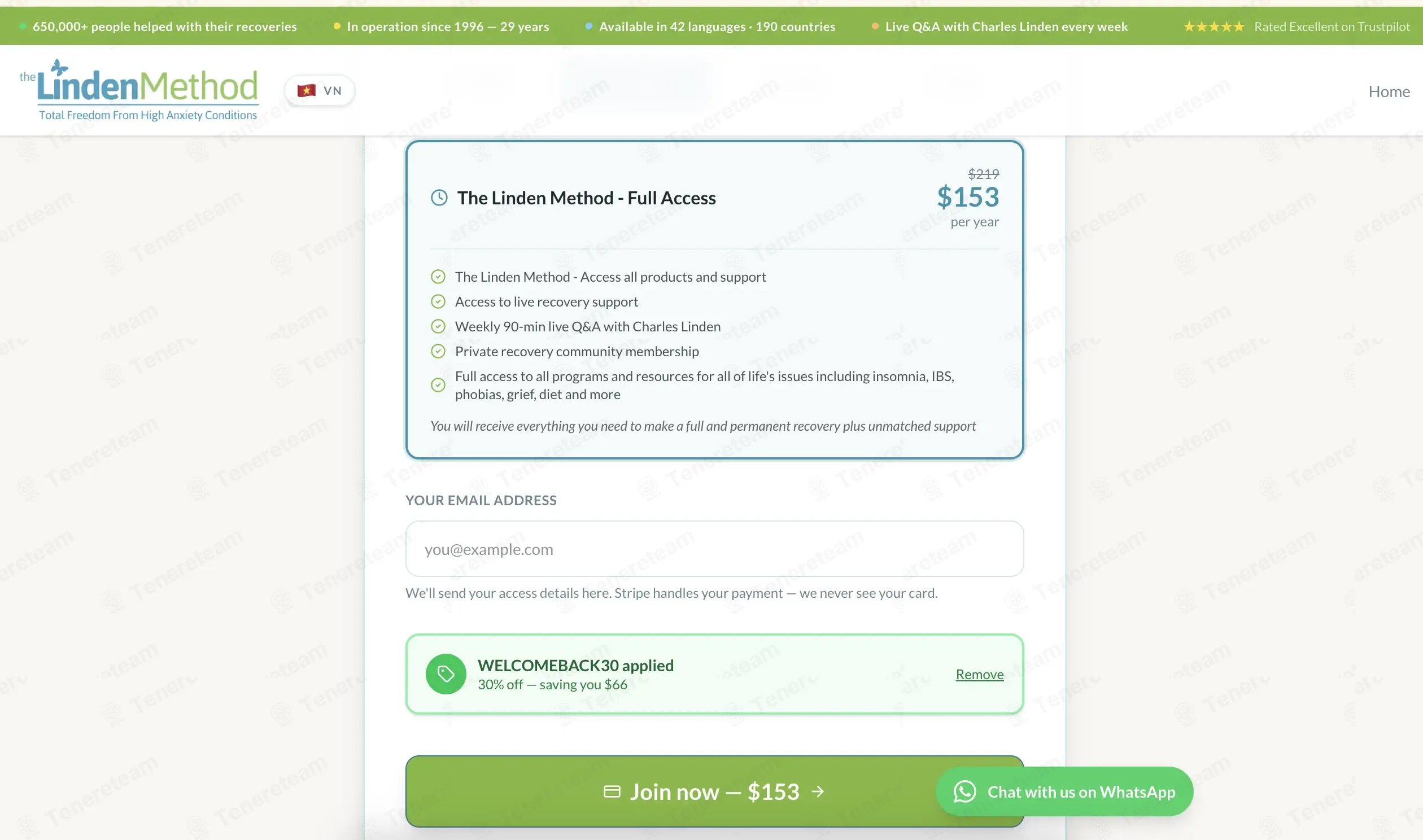 The Linden Method apply coupon code
