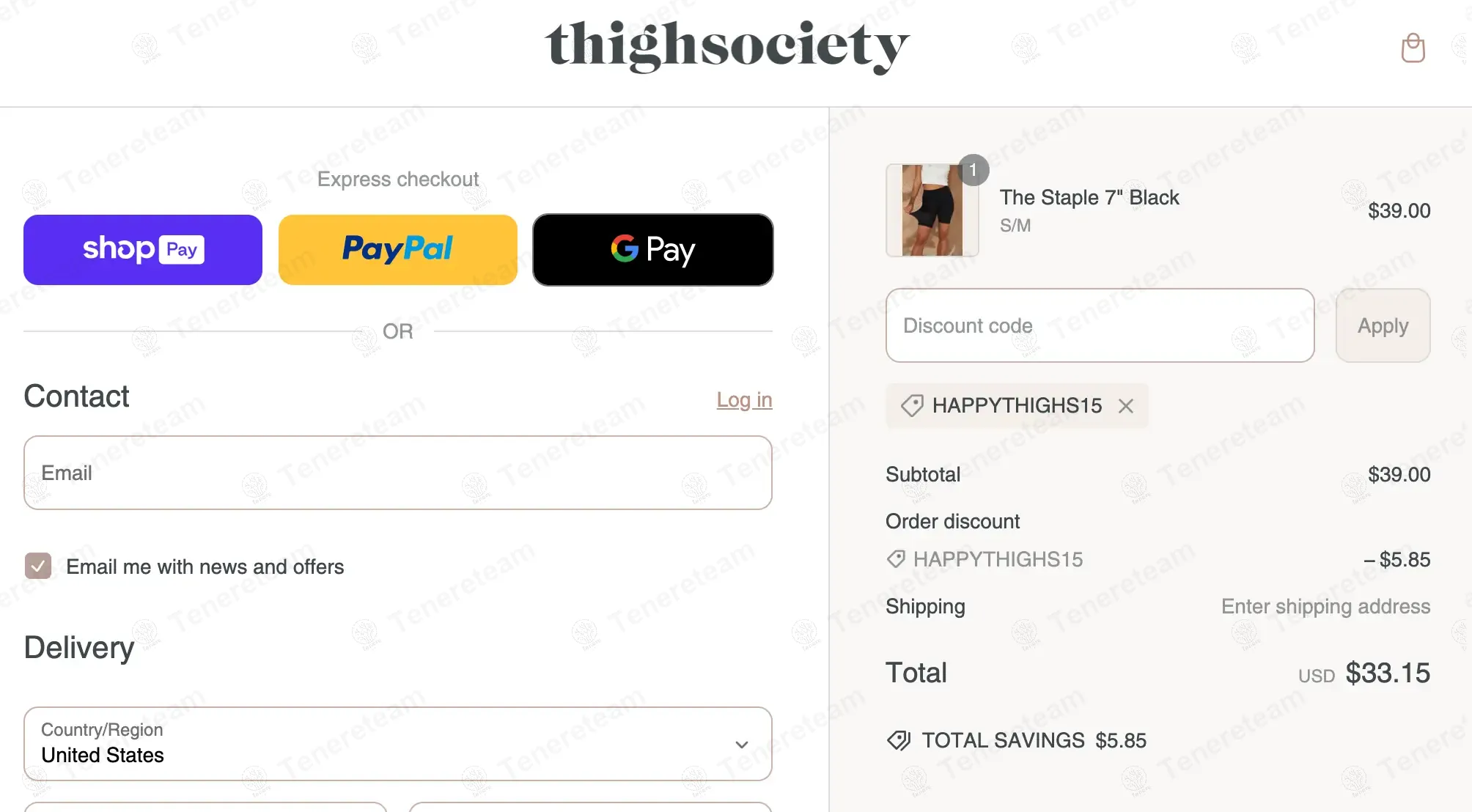 Thigh Society coupon code: 15% off with HAPPYTHIGHS15. Tested and valid as 1 year ago.