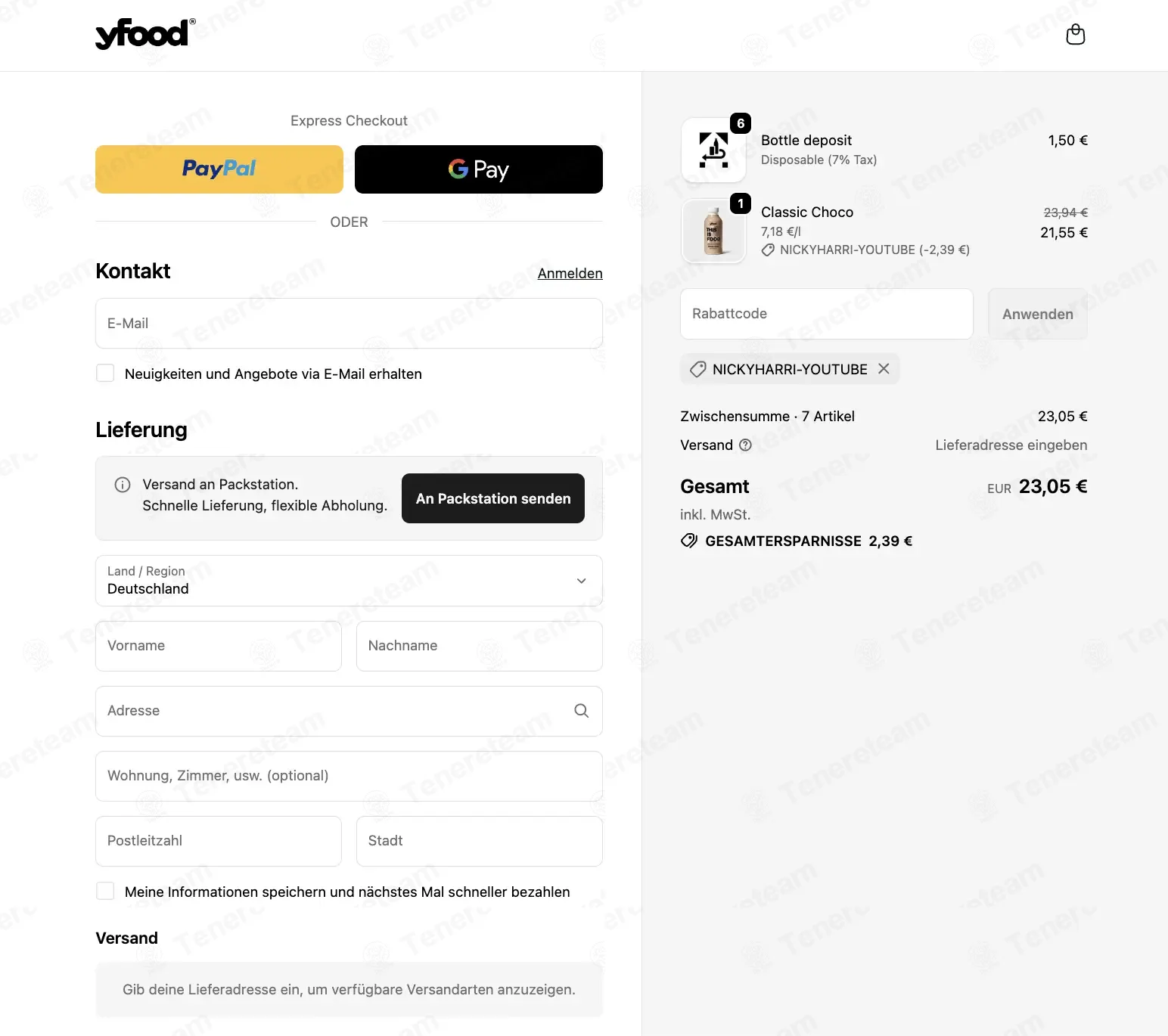 Yfood Labs coupon code: 10% off with NICKYHARRI-YOUTUBE. Tested and valid as 3 months ago.