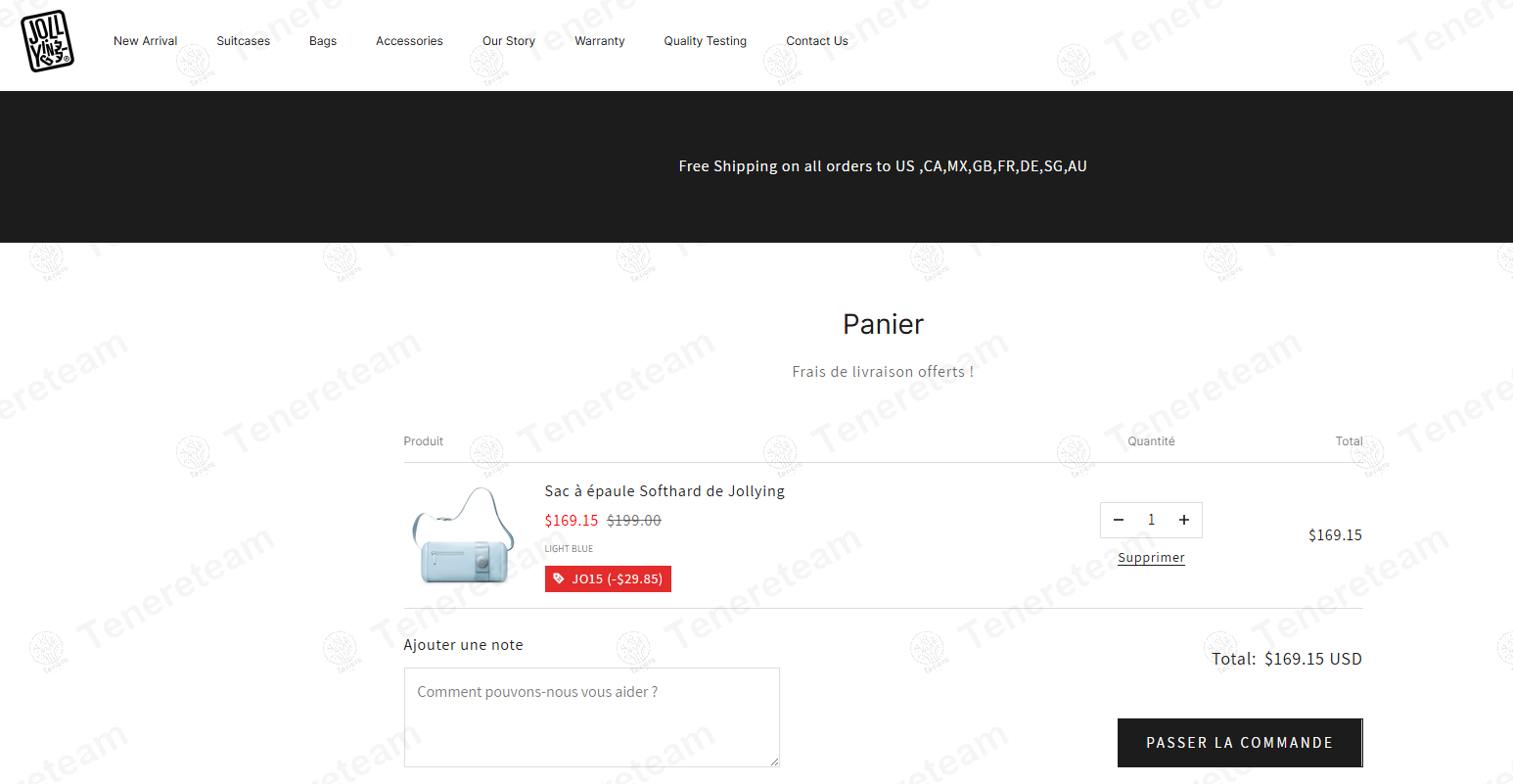 JOLLYING Luggage coupon code: 15% off with JO15. Tested and valid as 1 year ago.