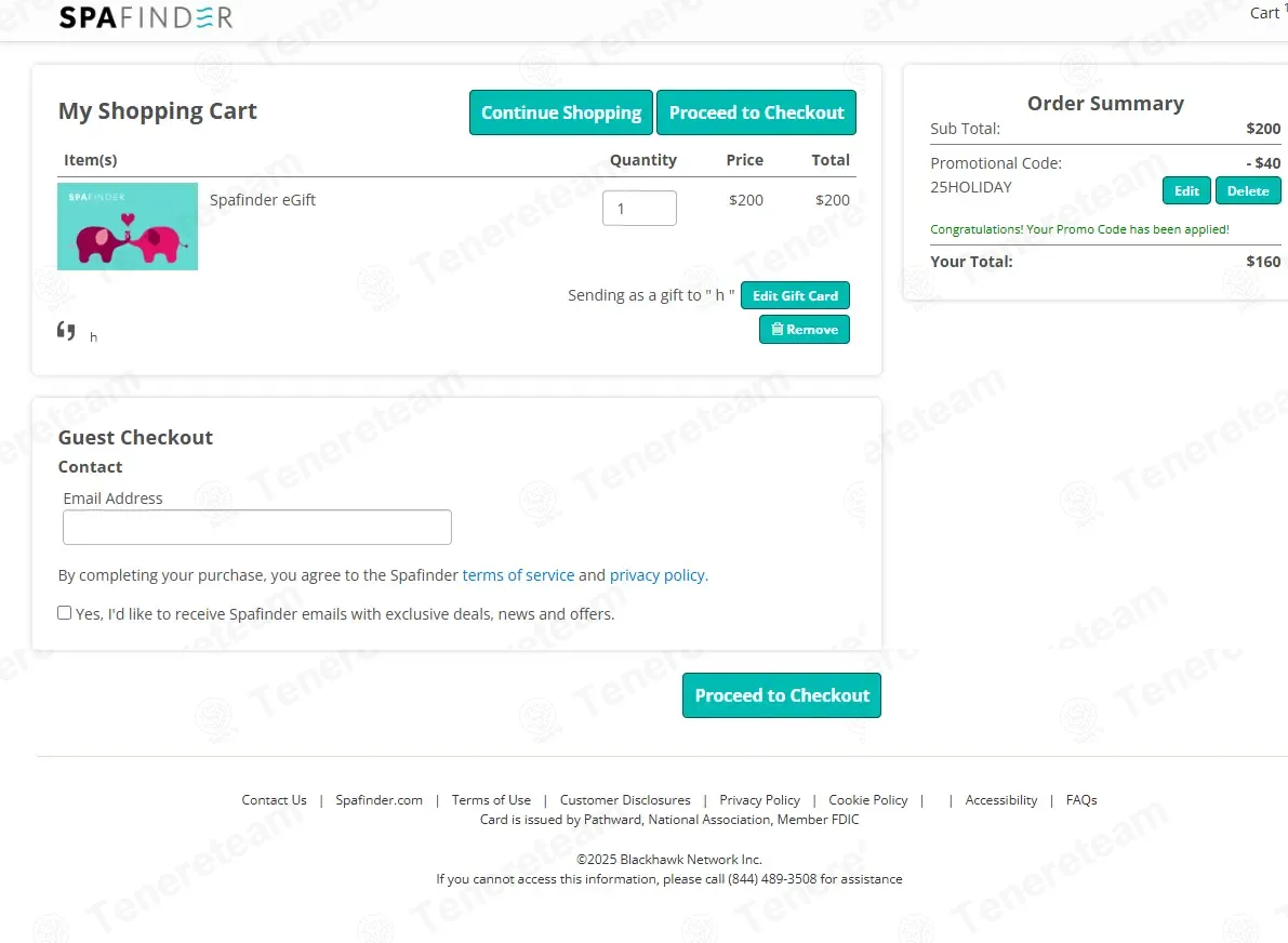 SpaFinder coupon code: 25% off with 25HOLIDAY. Tested and valid as 2 months ago.