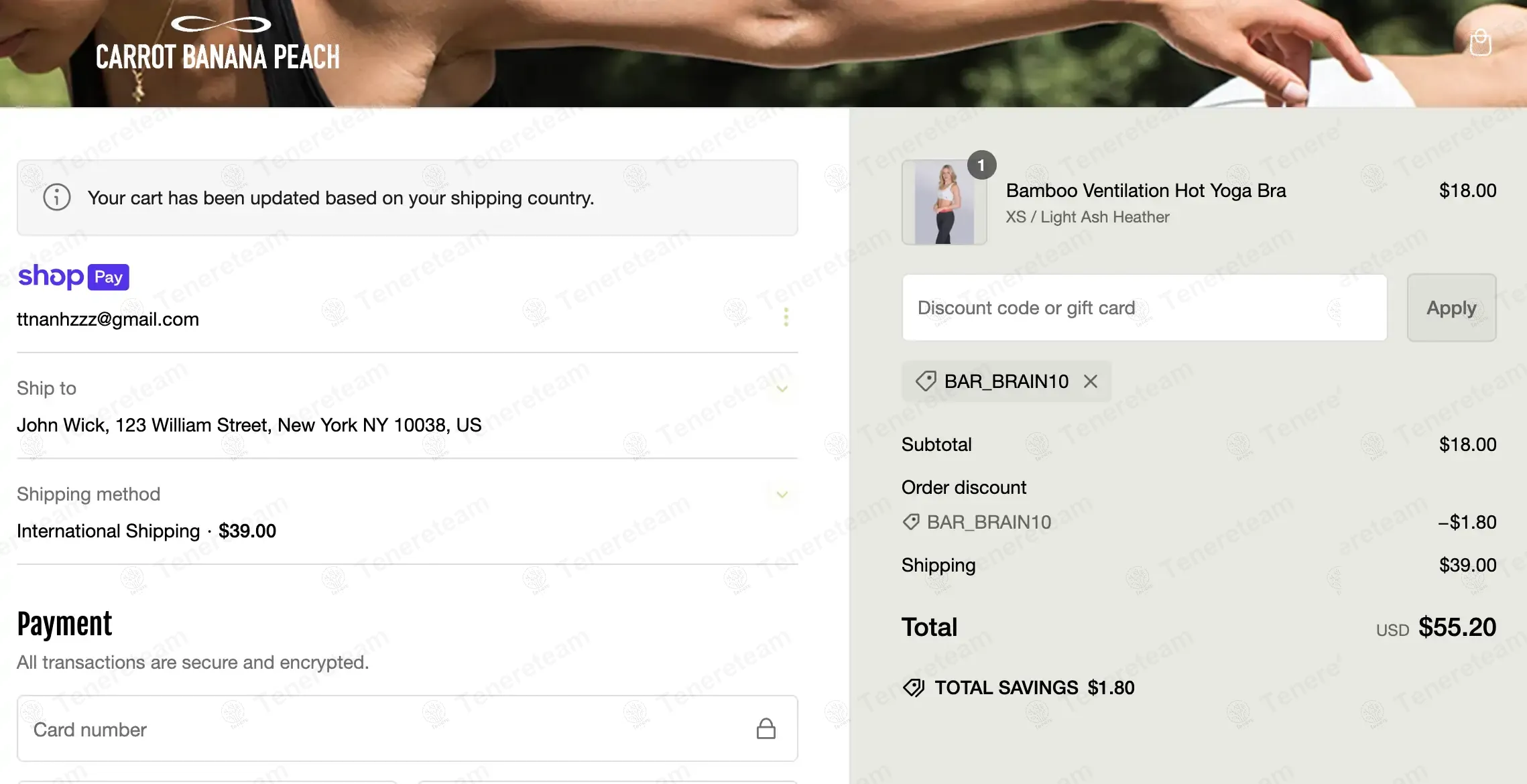 Carrot Banana Peach coupon code: 10% off with BAR_BRAIN10. Tested and valid as 1 year ago.