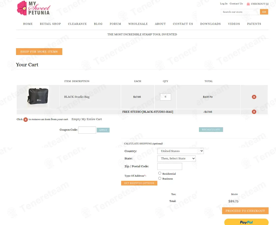 My Sweet Petunia coupon code: 100% off with FREESTUDIO. Tested and valid as 1 week ago.