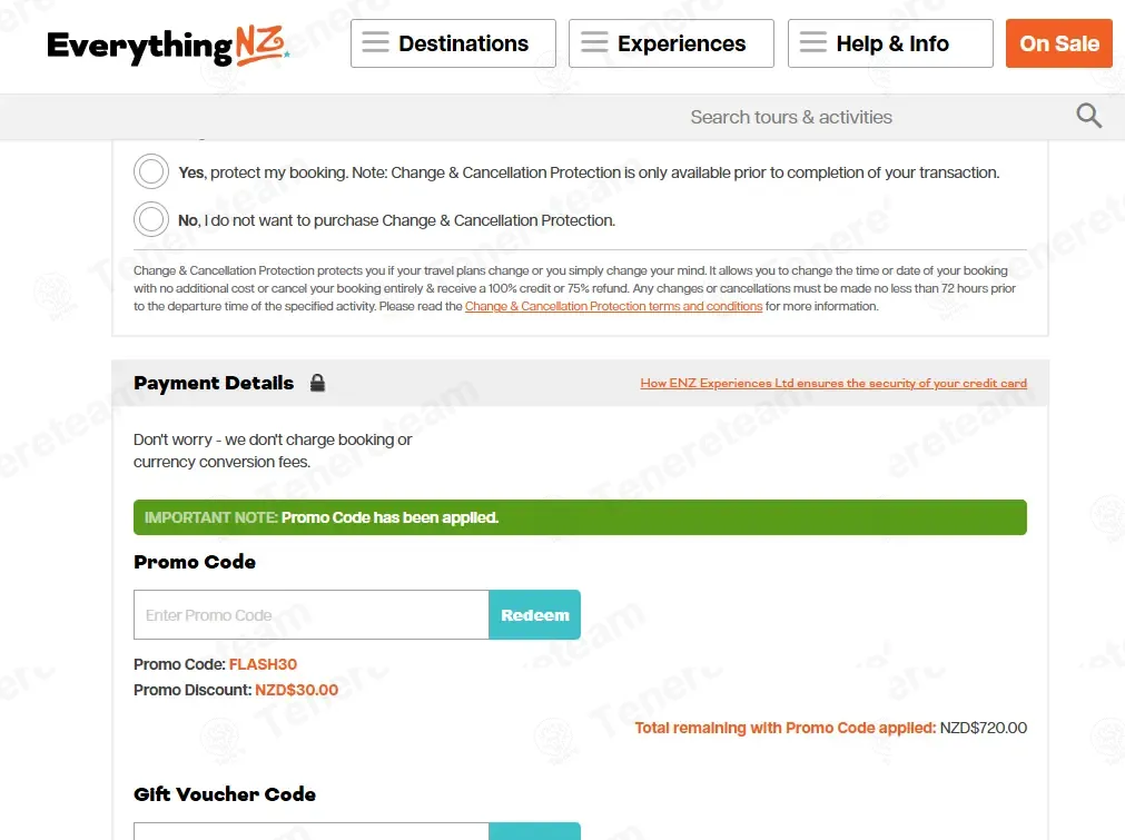 Everything New Zealand coupon code: $30 off with FLASH30. Tested and valid as 2 months ago.